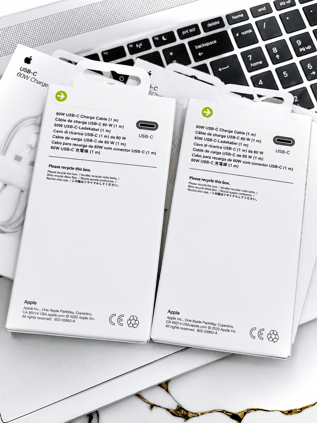 Apple 60W USB-C fast charging cable 1 meter white